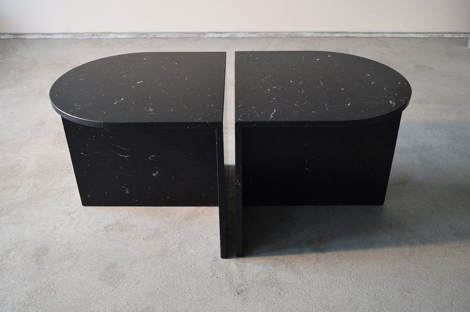 - SALE - FIFTY "Oblong Tall" / marble nero marquina